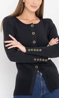 CHERISH RIB CARDIGAN