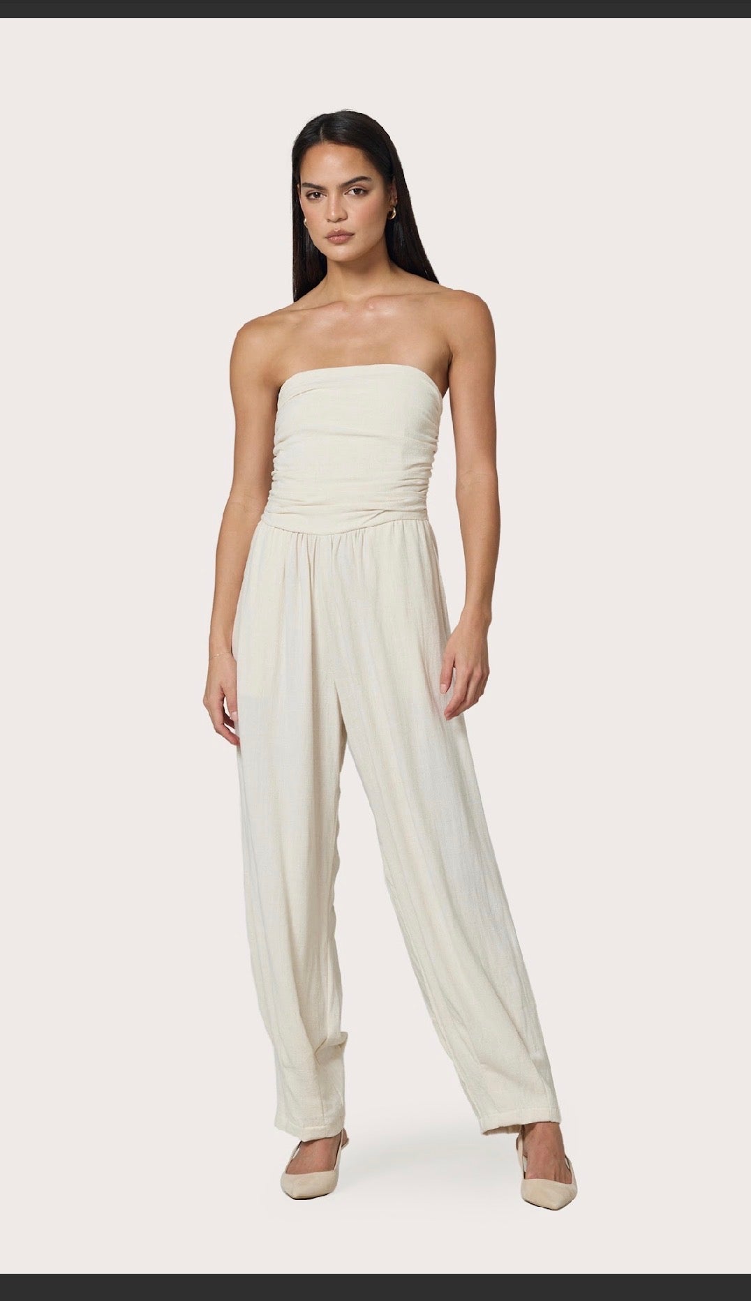 RUCHED JUMPSUIT