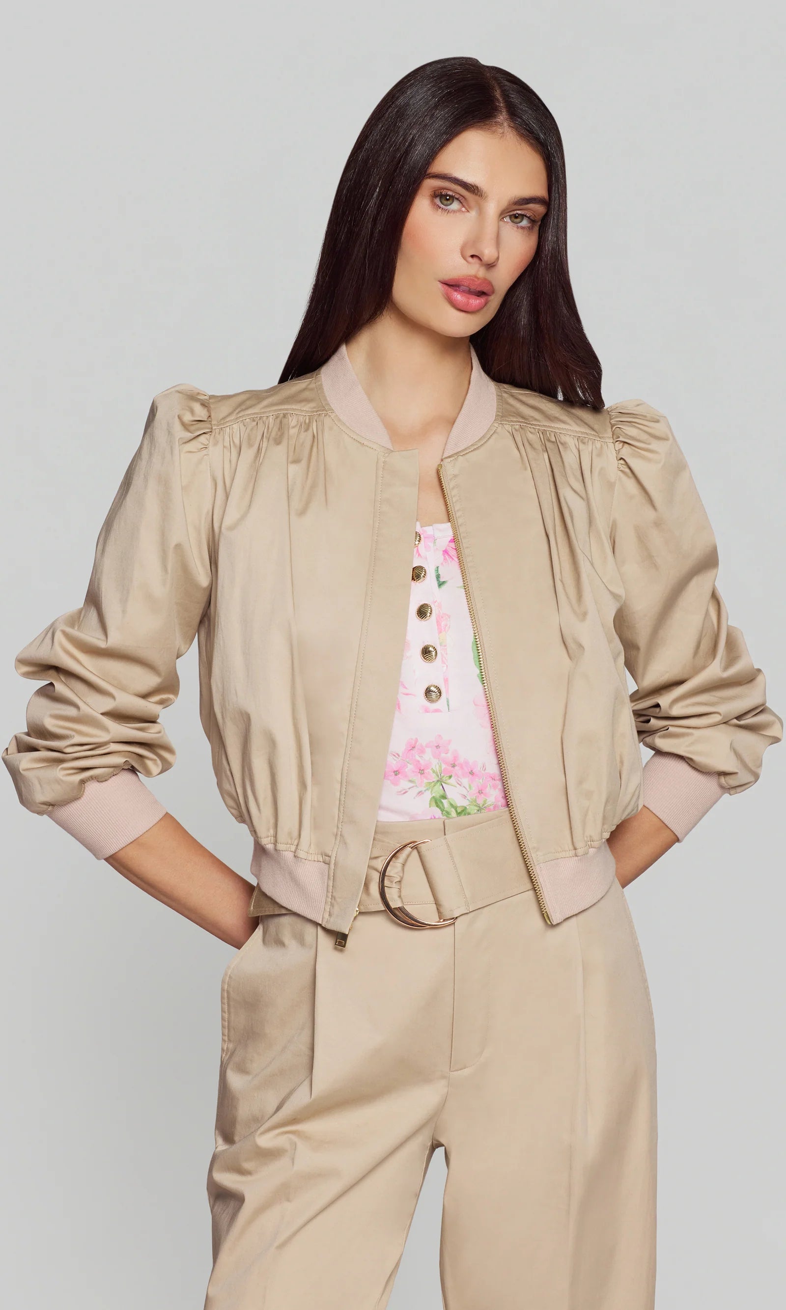SARIAH SATEEN BOMBER