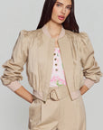 SARIAH SATEEN BOMBER