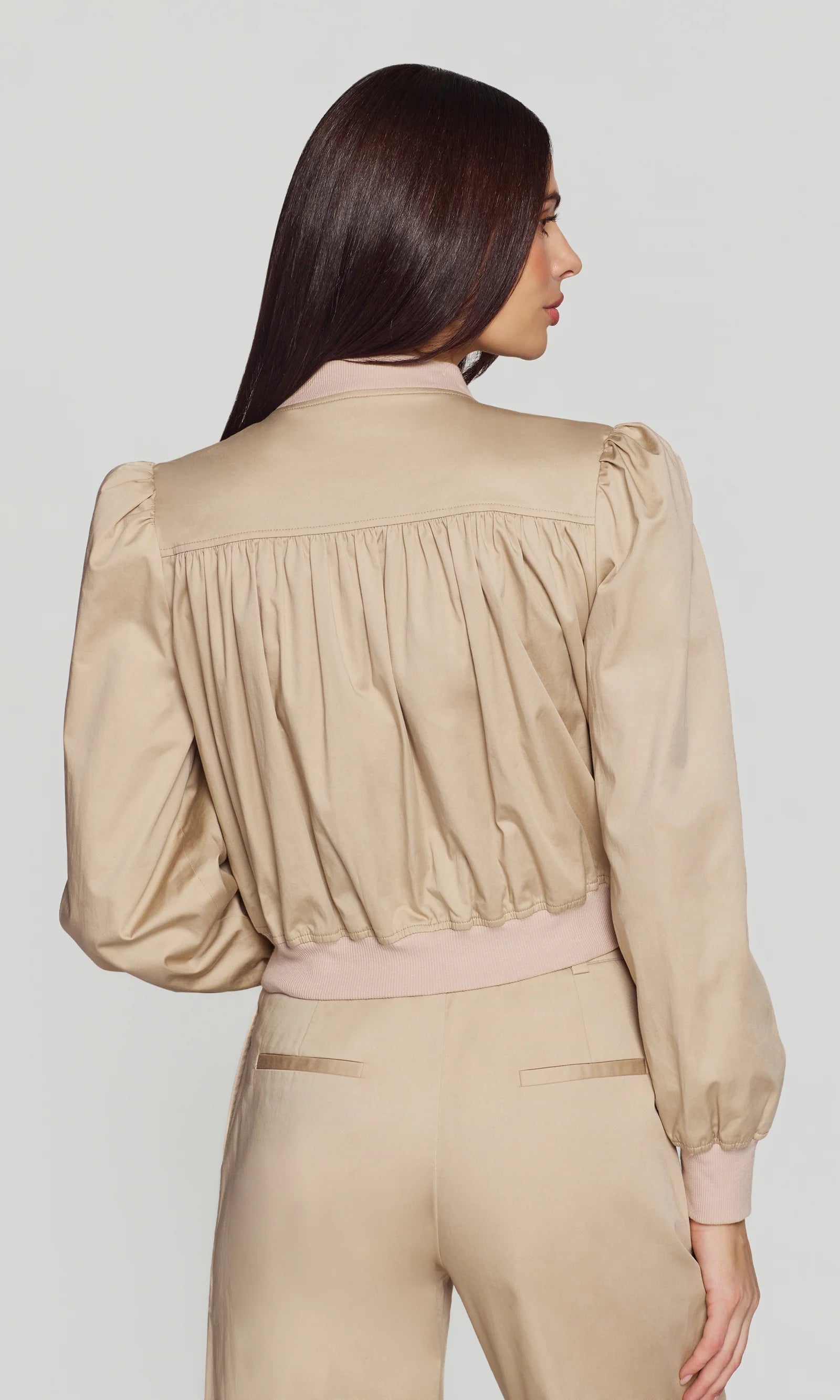 SARIAH SATEEN BOMBER