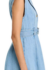 LYA BELTED DENIM DRESS