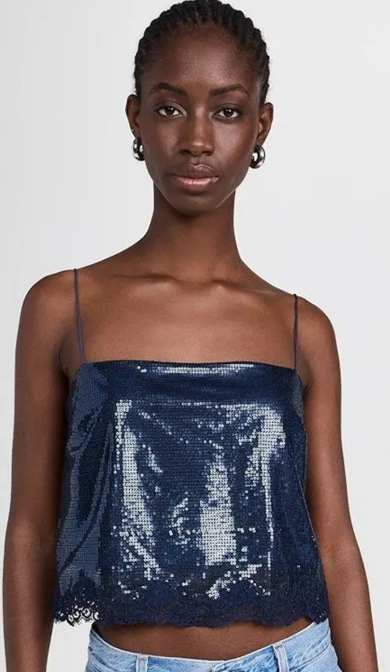 MARCELI SEQUIN CAMISOLE