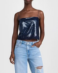 MARCELI SEQUIN CAMISOLE