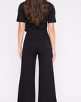 PONTE KNIT WIDE LEG