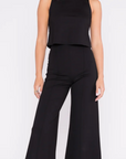 PONTE KNIT CROPPED