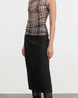 PLAID MESH TWIST