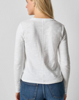 SELF TRIM V-NECK