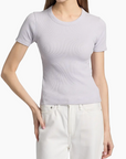 ESSENTIAL RIB SHORT SLEEVE CREW