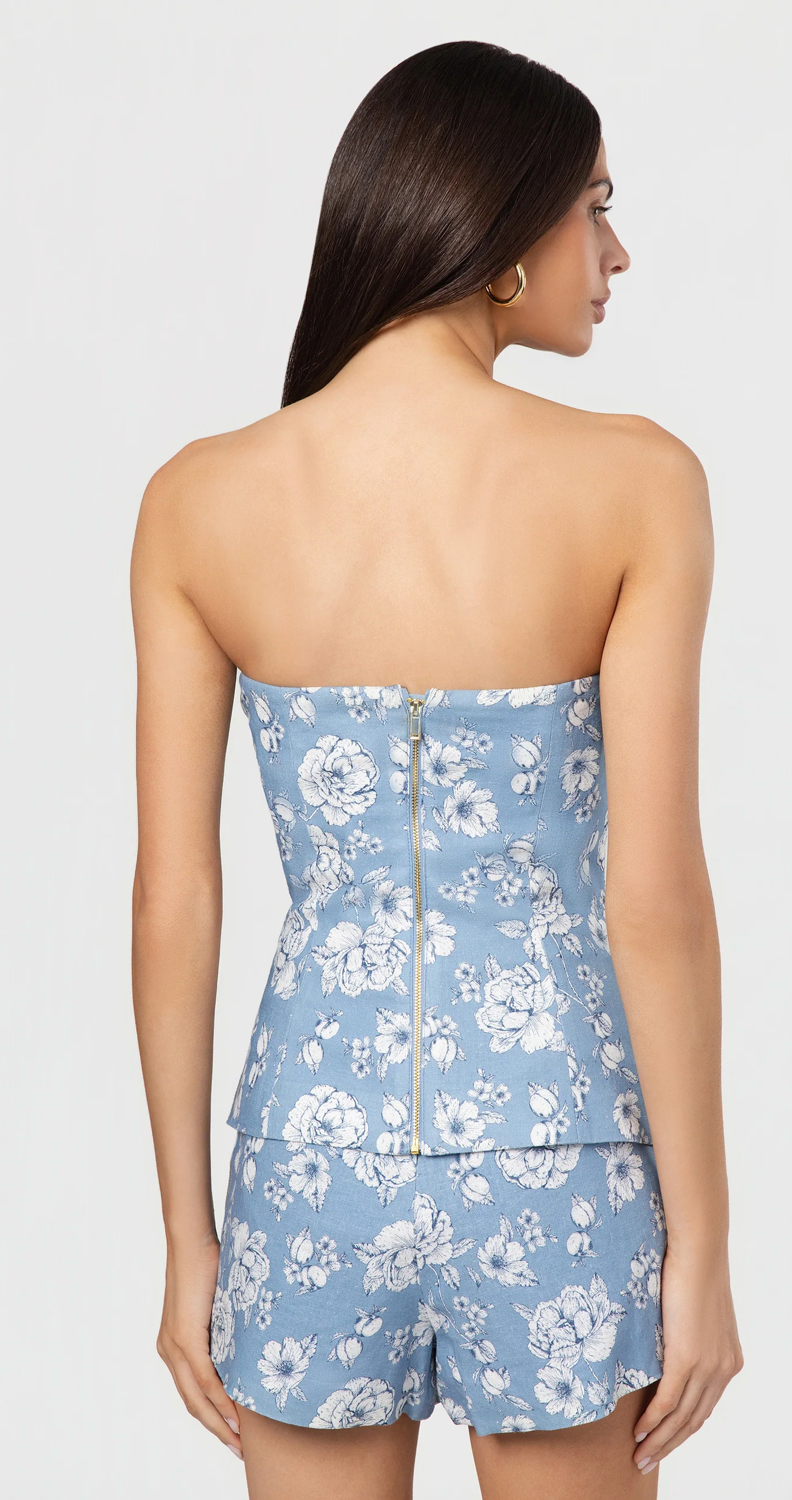 QUINN LINEN BUSTIER