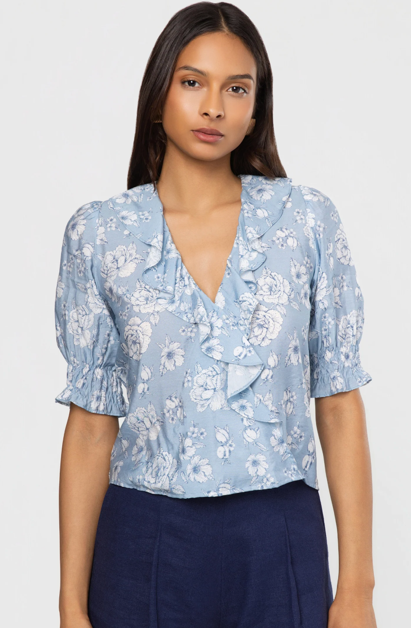 LULU CASCADE BLOUSE