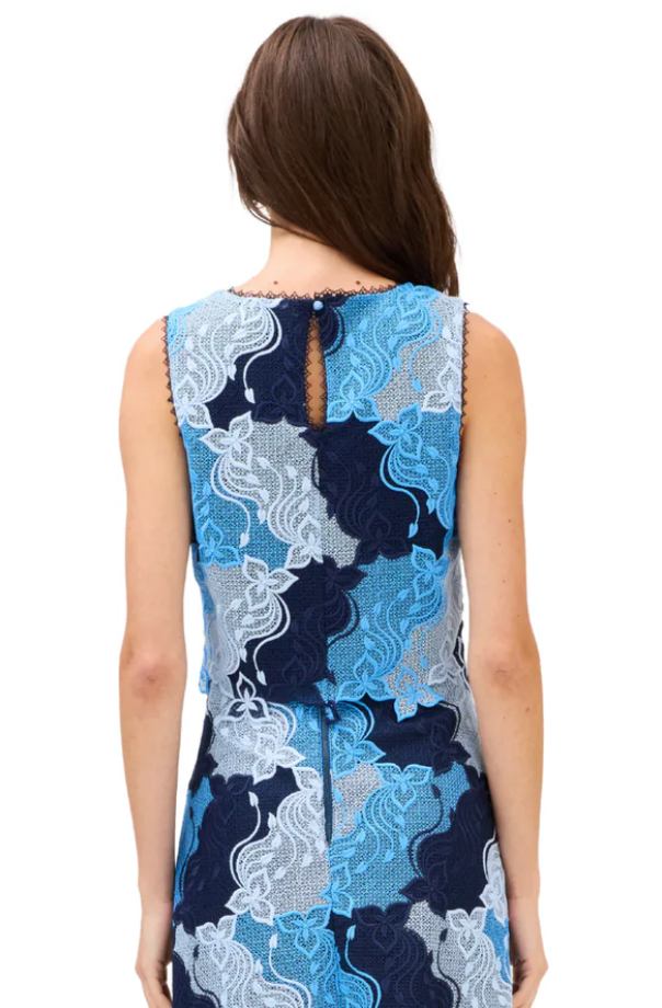 WAVY LACE TANK