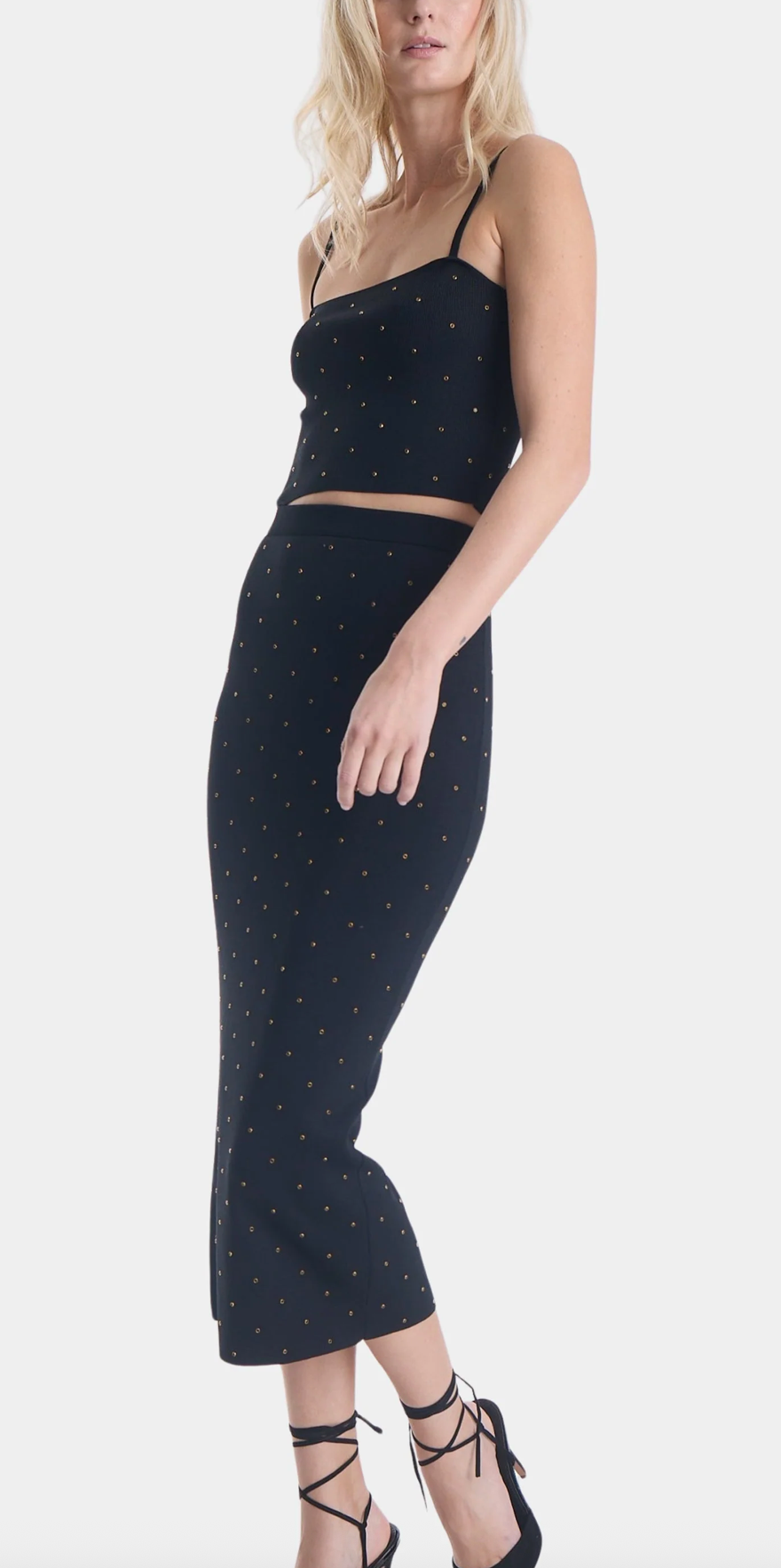 NOA EMBELLISHED KNIT SET