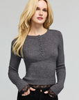 OLIVIA LACE COMBO HENLEY