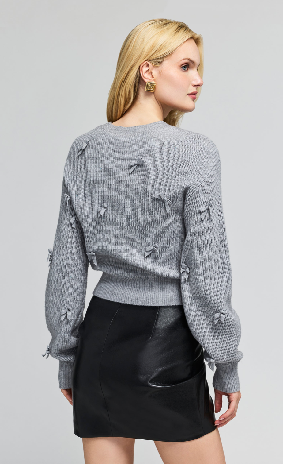 MELIA BOW SWEATER