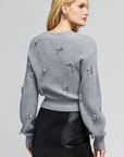 MELIA BOW SWEATER