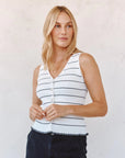 RUFFLE HEM VEST